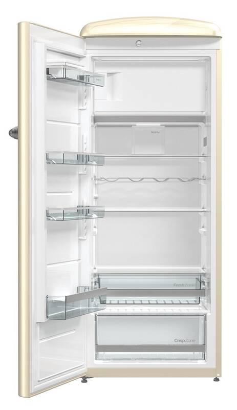 Chladnička Gorenje Retro ORB153C-L krémová