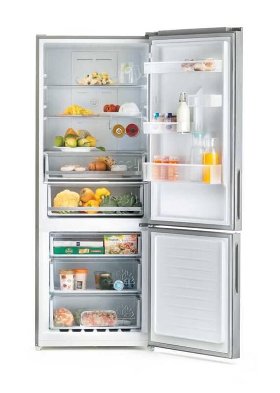 Chladnička s mrazničkou Candy CMNV 7184 DX nerez