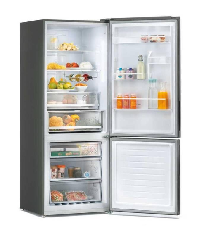 Chladnička s mrazničkou Candy CMNV 7184 DX nerez