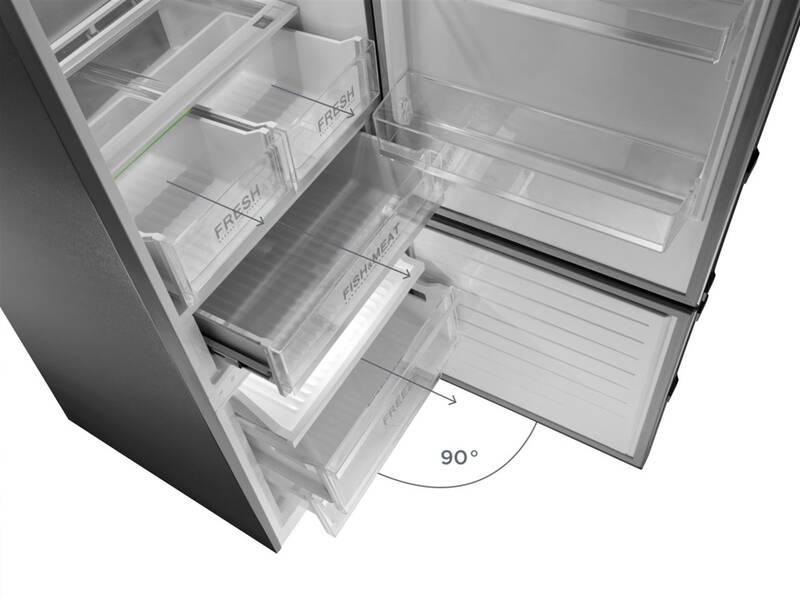 Chladnička s mrazničkou Concept LK5470SS