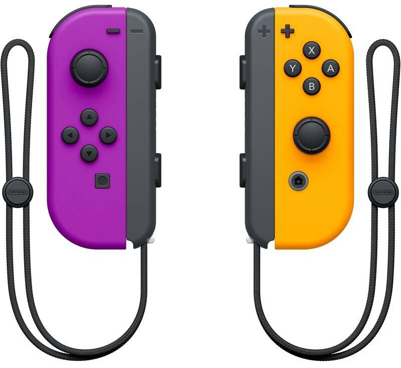 Gamepad Nintendo Joy-Con Pair Neon Purple Neon Orange