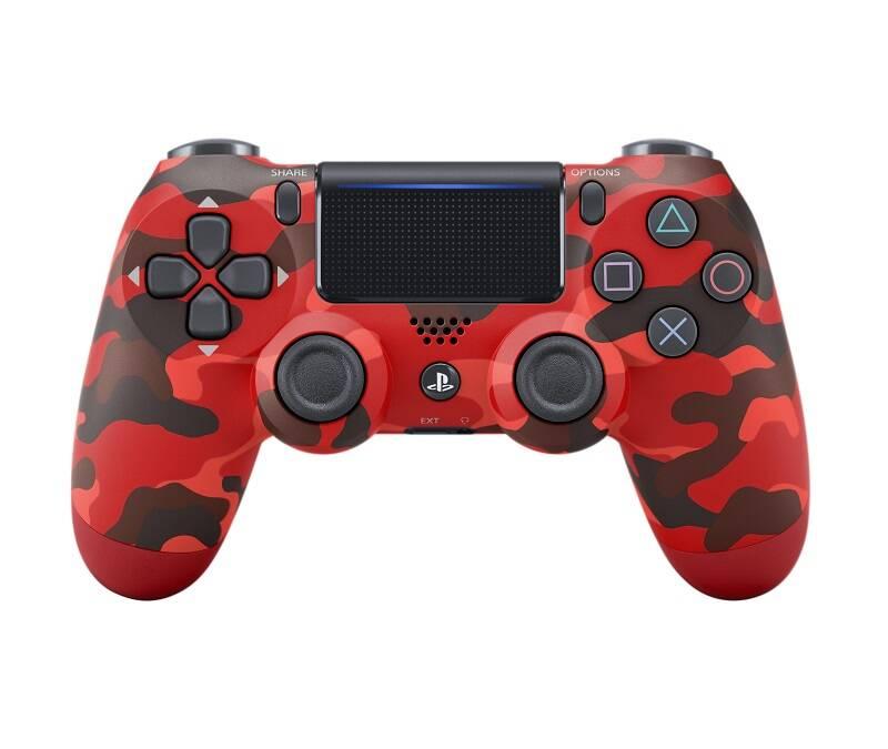 Gamepad Sony Dual Shock 4 pro PS4 v2 - red camouflage