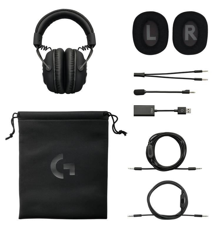 Headset Logitech G Pro X černý