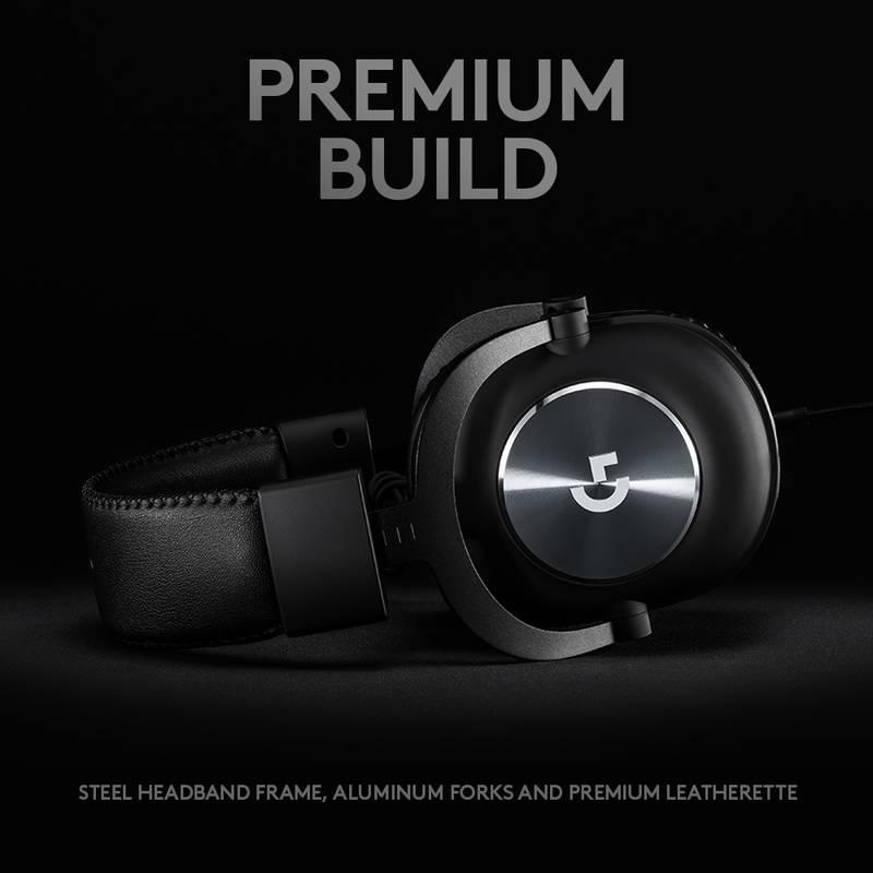 Headset Logitech G Pro X černý