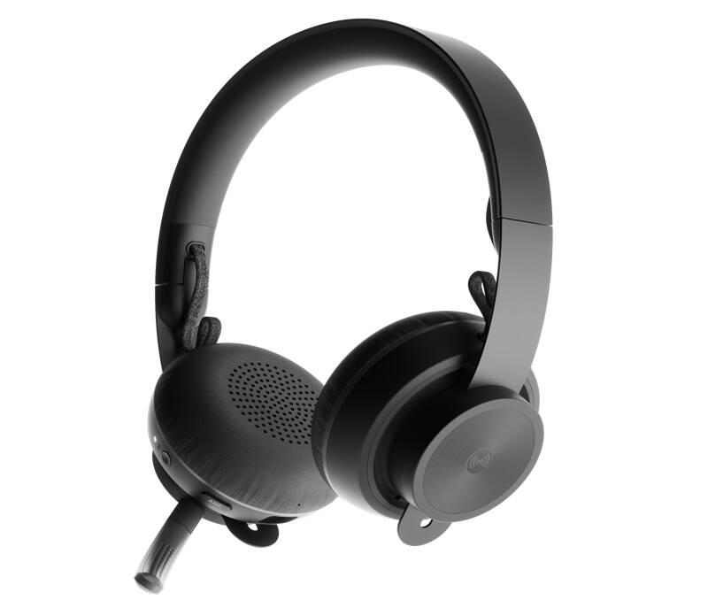 Headset Logitech Zone Wireless Bluetooth černý