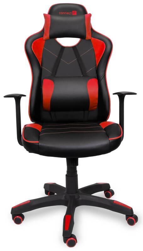 Herní židle Connect IT LeMans Pro černá červená, Herní, židle, Connect, IT, LeMans, Pro, černá, červená
