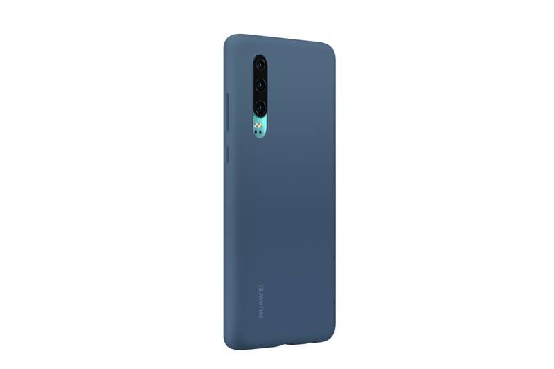 Kryt na mobil Huawei Silicone Car Case na P30 modrý