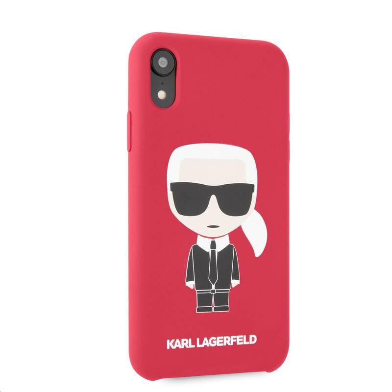 Kryt na mobil Karl Lagerfeld Full Body Iconic na Apple iPhone XR červený