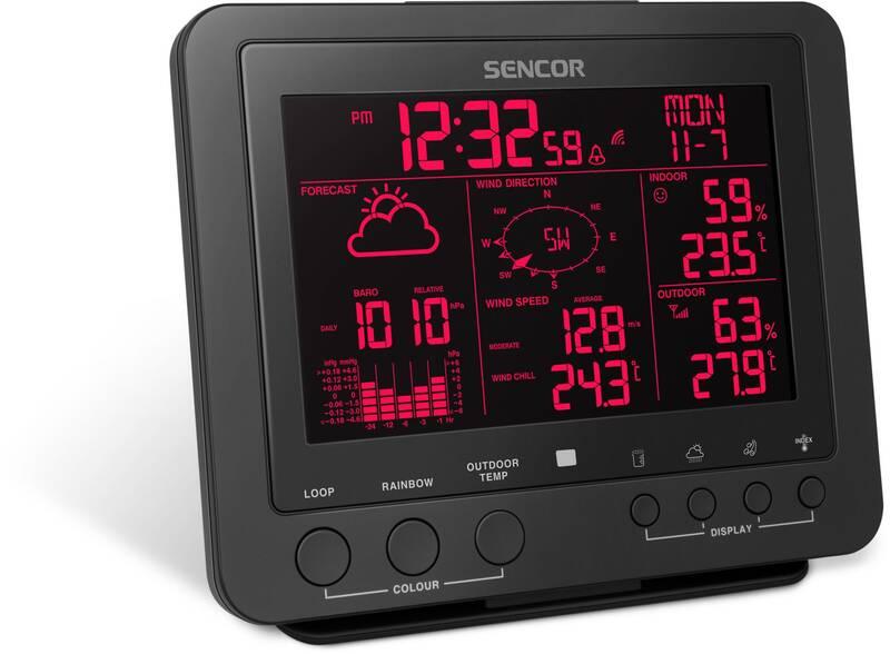 Meteorologická stanice Sencor SWS 9700 černý, Meteorologická, stanice, Sencor, SWS, 9700, černý