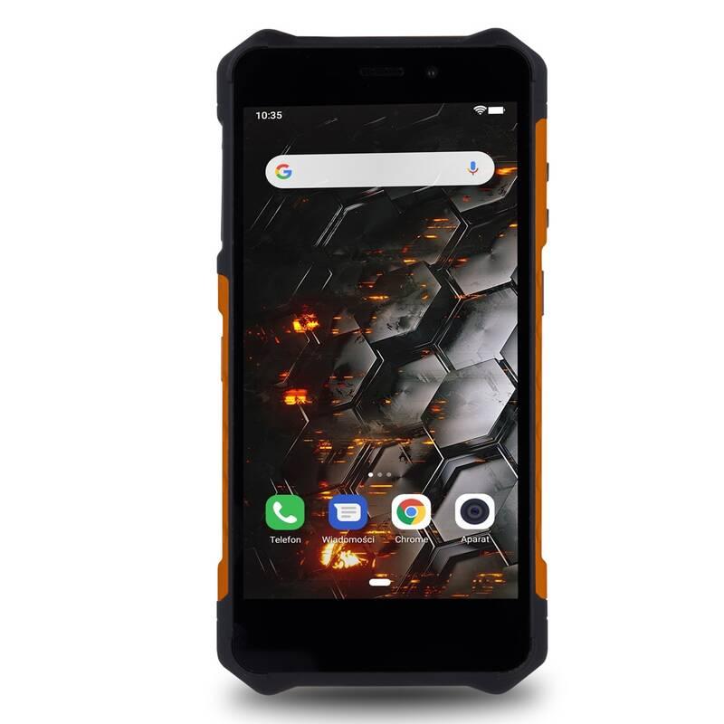 Mobilní telefon myPhone Hammer Iron 3 LTE černý oranžový, Mobilní, telefon, myPhone, Hammer, Iron, 3, LTE, černý, oranžový