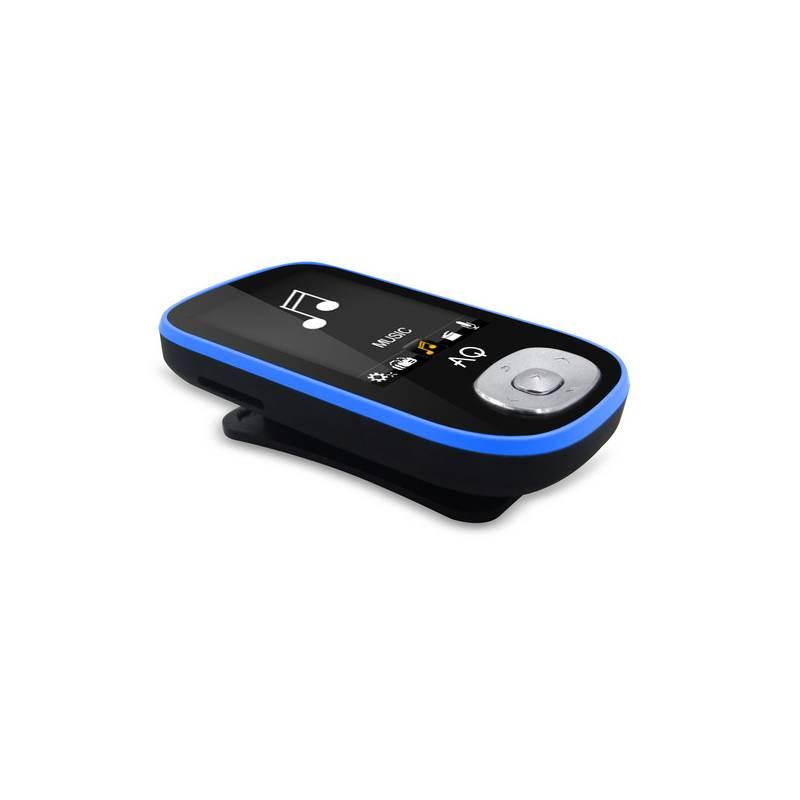 MP3 přehrávač AQ MP03 BL černý modrý