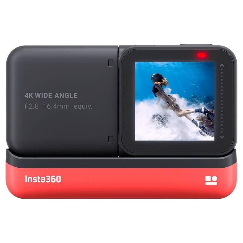 Outdoorová kamera Insta360 ONE R černá červená