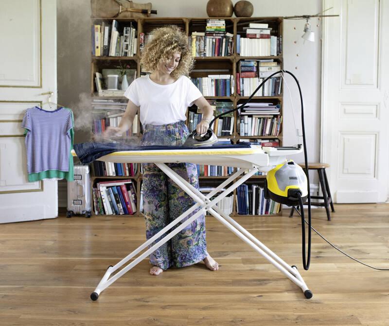 Parní čistič Kärcher SC 4 EasyFix Iron Kit žlutý