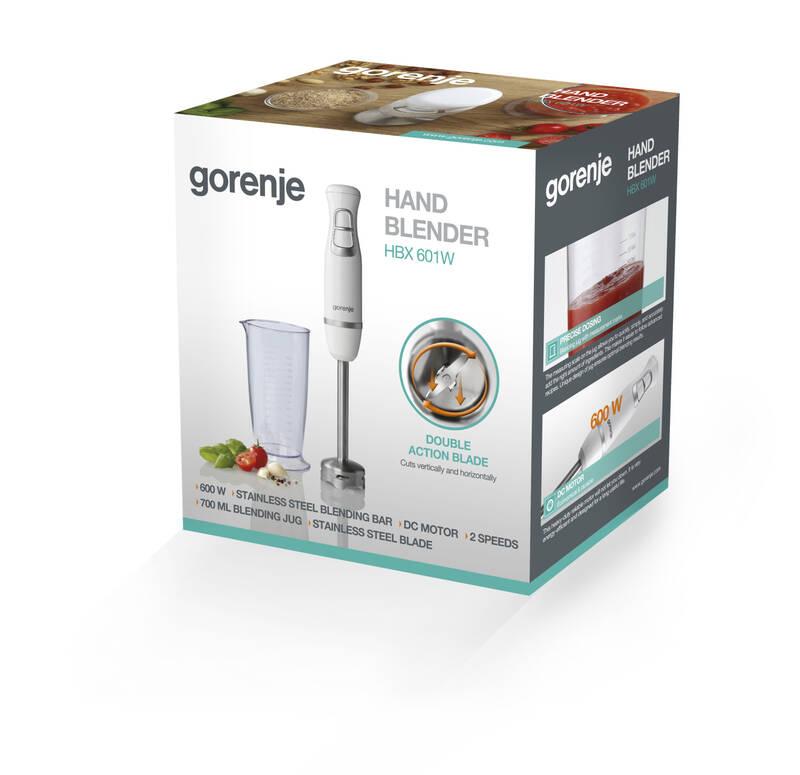 Ponorný mixér Gorenje HBX601W bílý