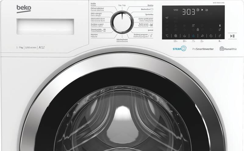 Pračka Beko Superia WUE 7636 CS X0C bílá