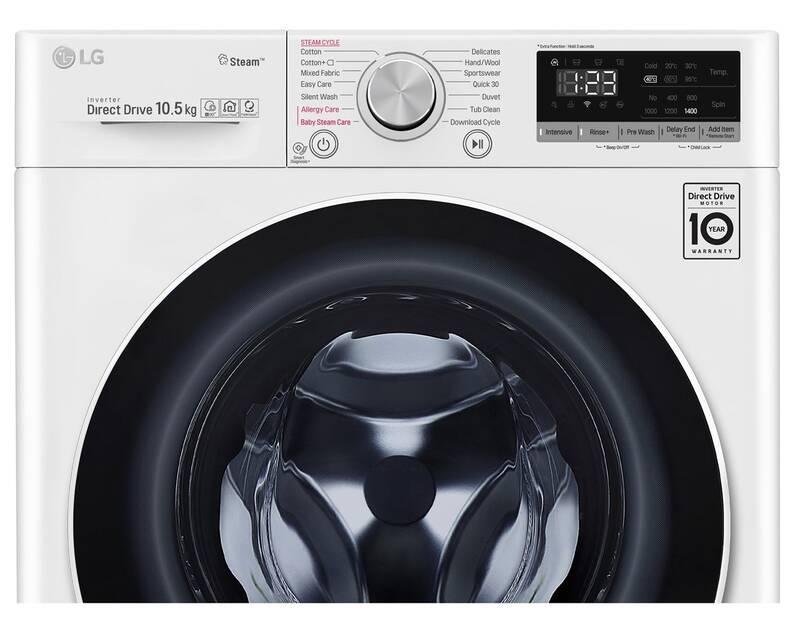 Pračka LG F4WV510S0 bílá barva