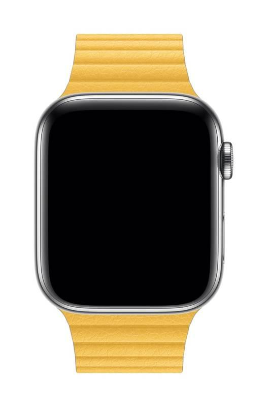 Řemínek Apple 44mm Meyer Lemon Leather Loop - Large