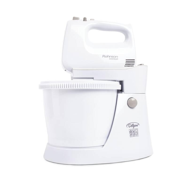 Ruční šlehač s mísou Rohnson R-5525 bílý