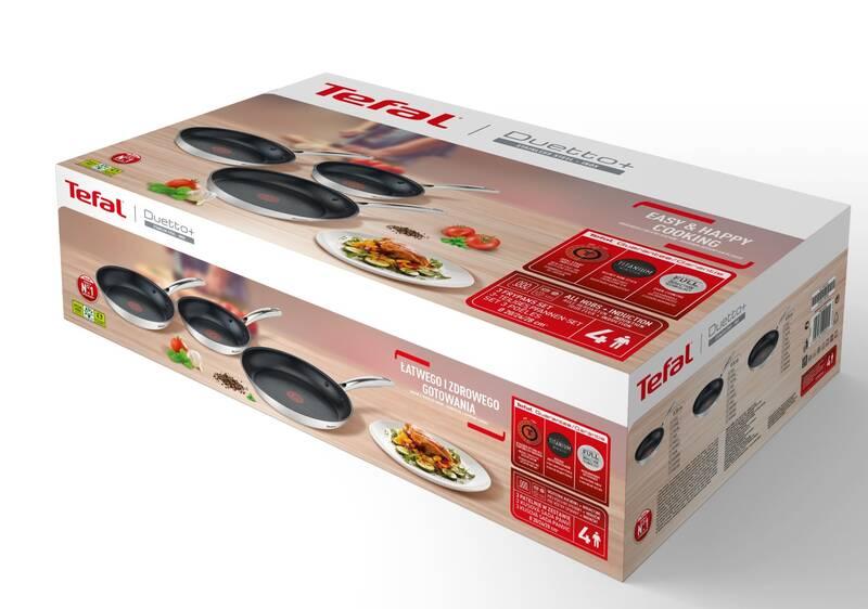 Sada pánví Tefal Duetto G718S334 nerez