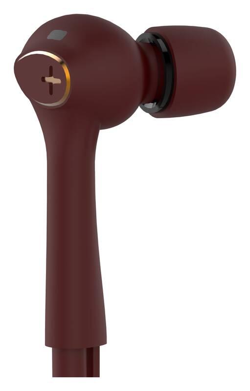 Sluchátka Defunc Mobile Gaming Earbud červená