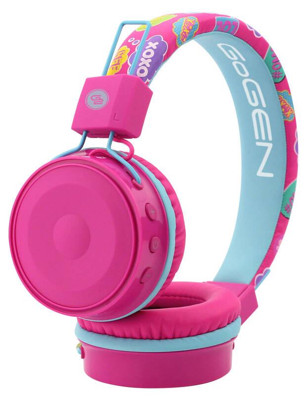 Sluchátka GoGEN HBTM 32P růžová