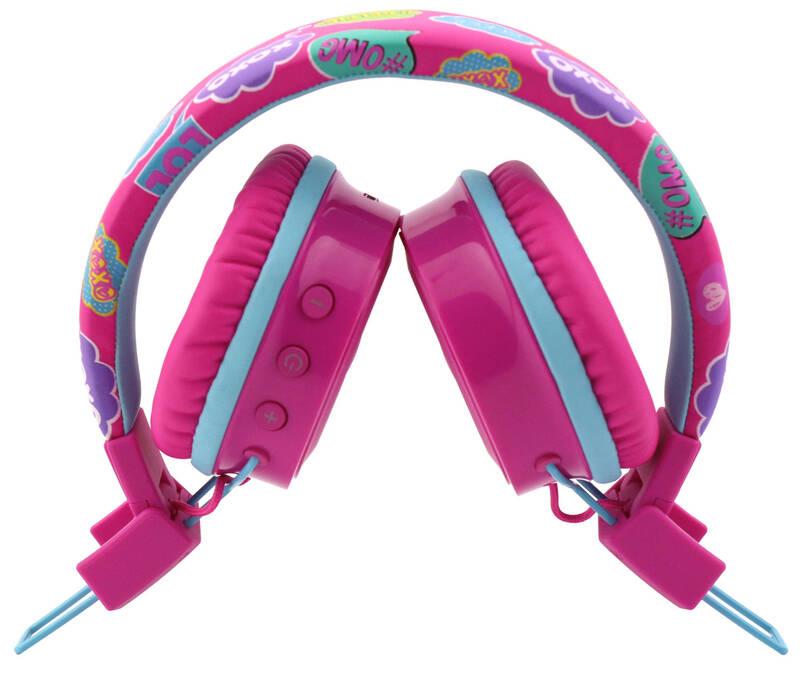 Sluchátka GoGEN HBTM 32P růžová