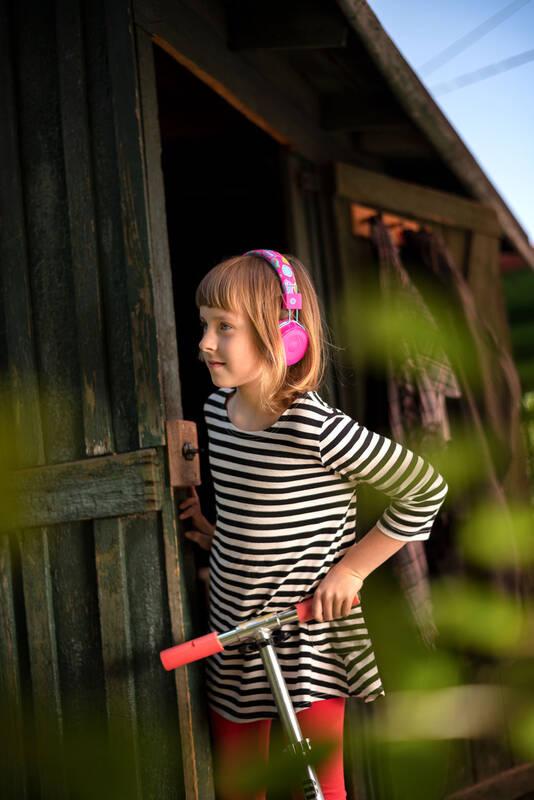 Sluchátka GoGEN HBTM 32P růžová