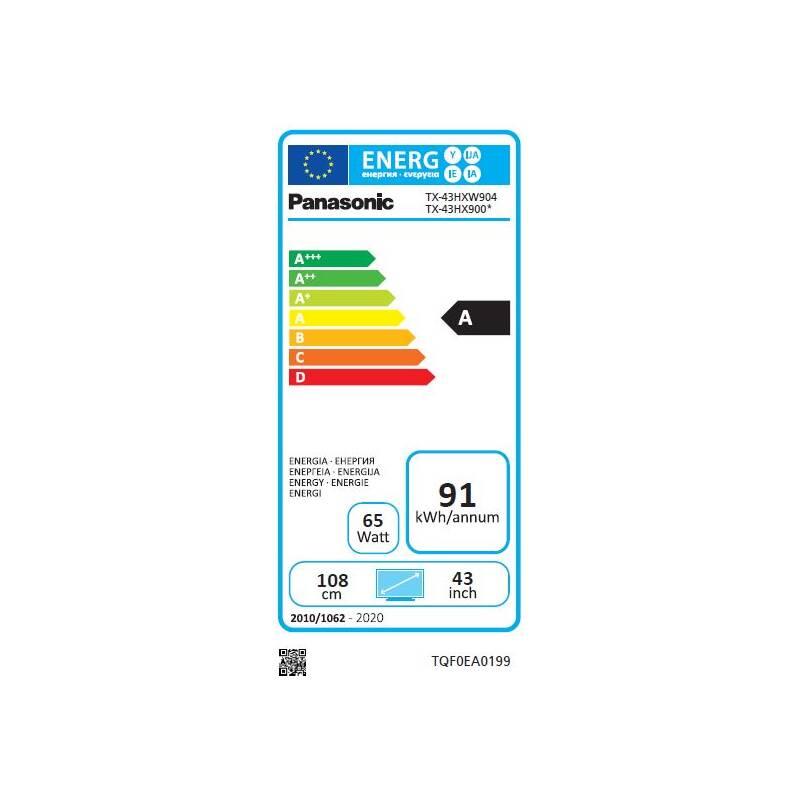 Televize Panasonic TX-43HX900E stříbrná