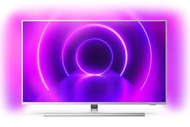 Televize Philips 58PUS8505 stříbrná, Televize, Philips, 58PUS8505, stříbrná