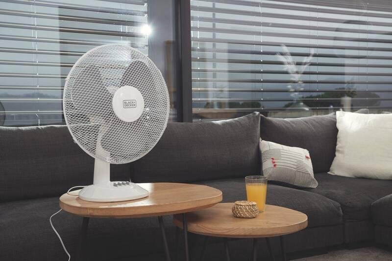Ventilátor stolní Black Decker BXEFD42E bílý