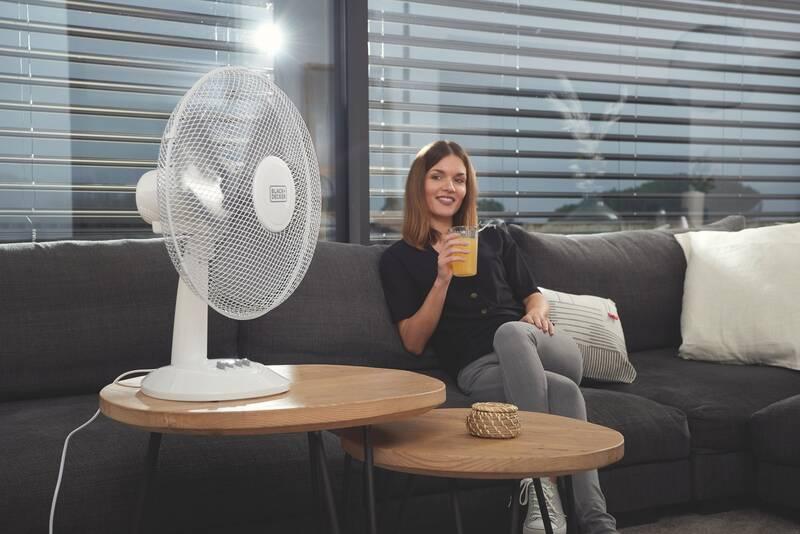 Ventilátor stolní Black Decker BXEFD42E bílý