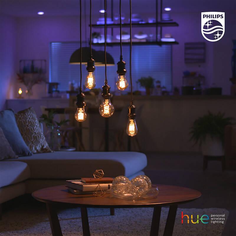 Žárovka LED Philips Hue Bluetooth Filament, 7W, E27, White