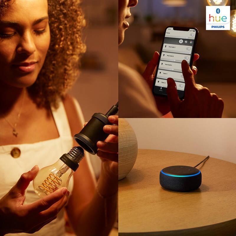 Žárovka LED Philips Hue Bluetooth Filament, 7W, E27, White