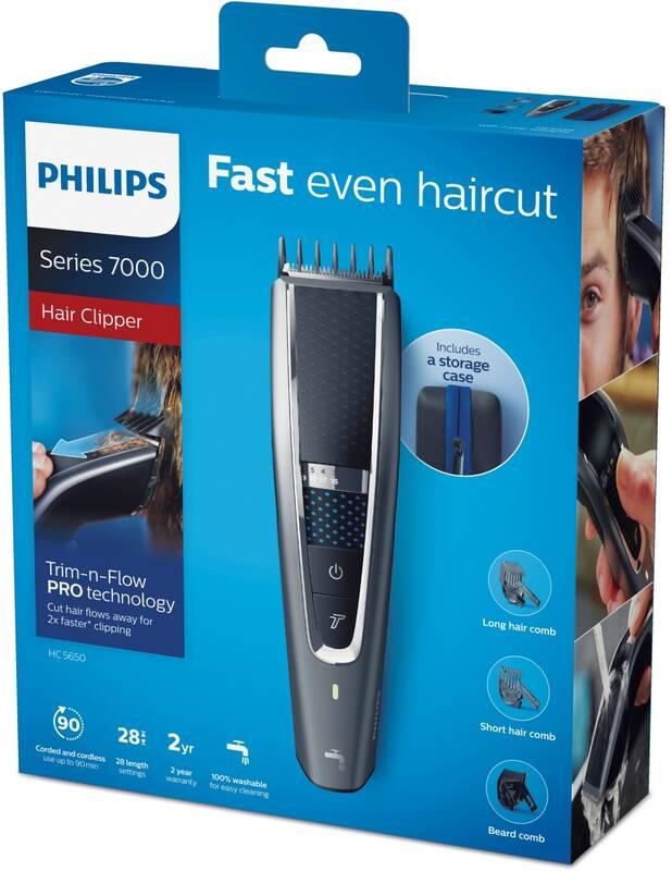 Zastřihovač vlasů Philips Series 5000 HC5650 15 šedý