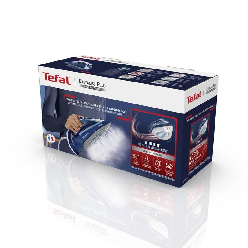 Žehlička Tefal Easygliss 2 FV5735E0 modrá