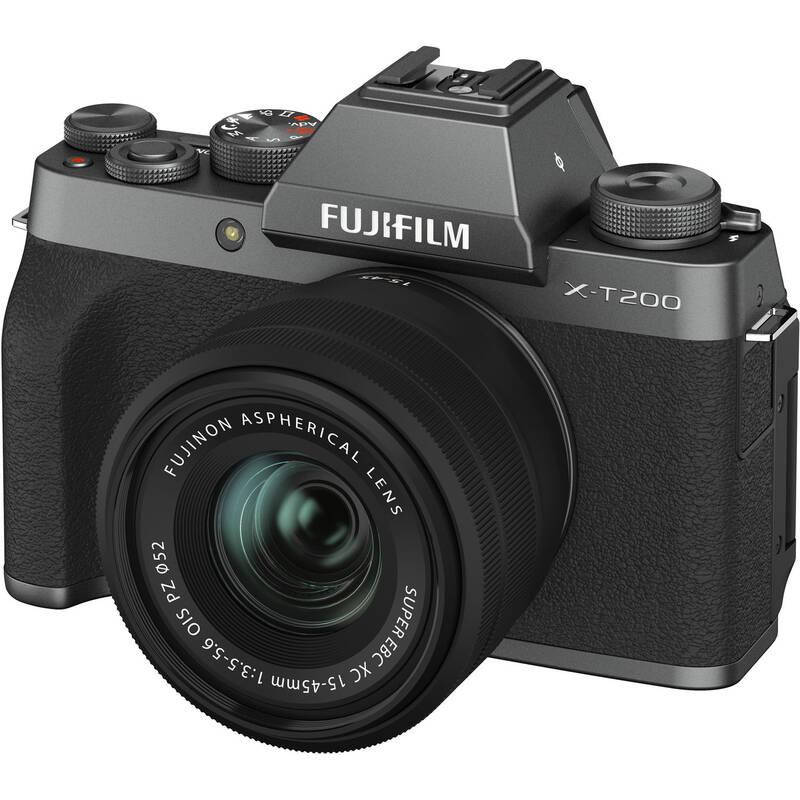 Digitální fotoaparát Fujifilm X-T200 XC15-45 černý šedý, Digitální, fotoaparát, Fujifilm, X-T200, XC15-45, černý, šedý