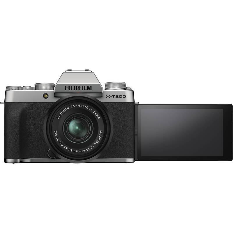 Digitální fotoaparát Fujifilm X-T200 XC15-45 černý stříbrný, Digitální, fotoaparát, Fujifilm, X-T200, XC15-45, černý, stříbrný