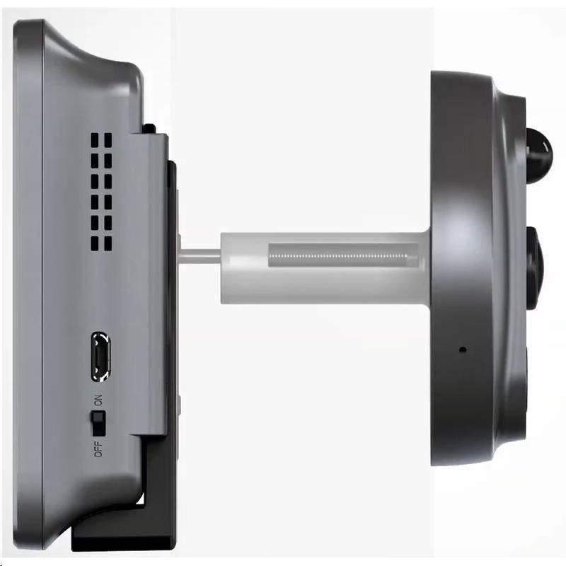 Dveřní videotelefon Eques VEIU Mini 2 šedý