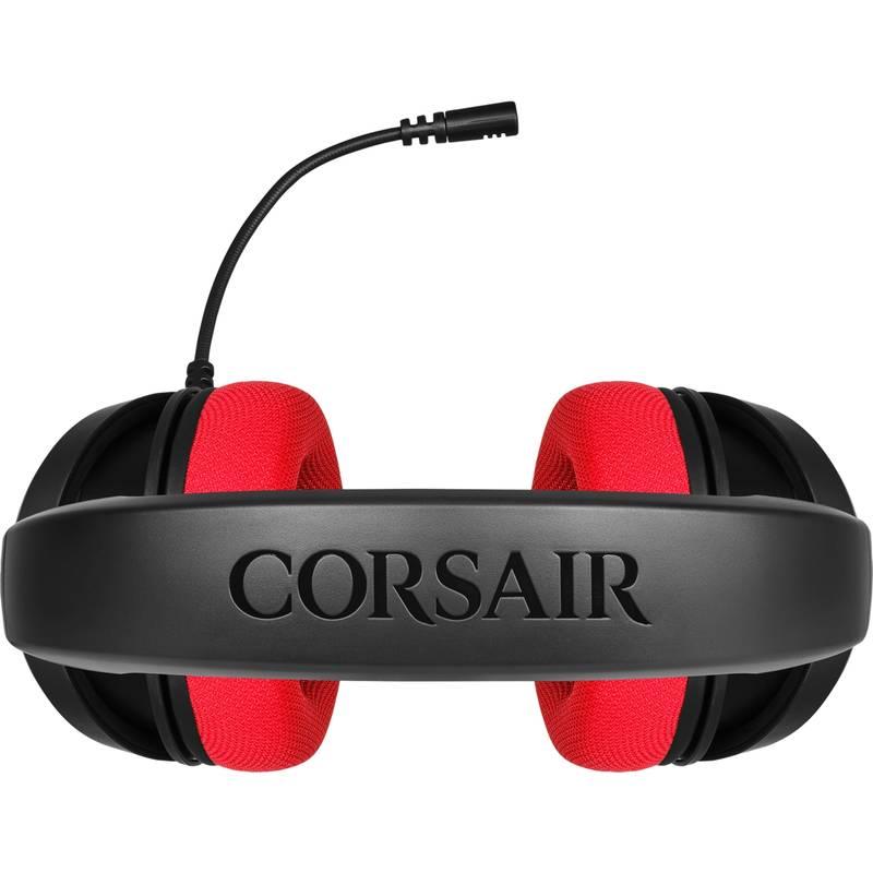Headset Corsair HS35 černý červený