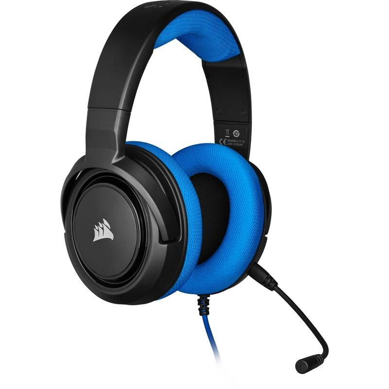 Headset Corsair HS35 černý modrý