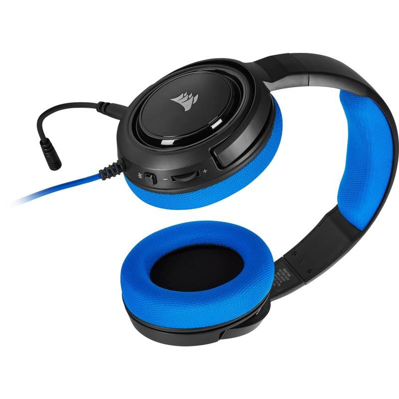 Headset Corsair HS35 černý modrý