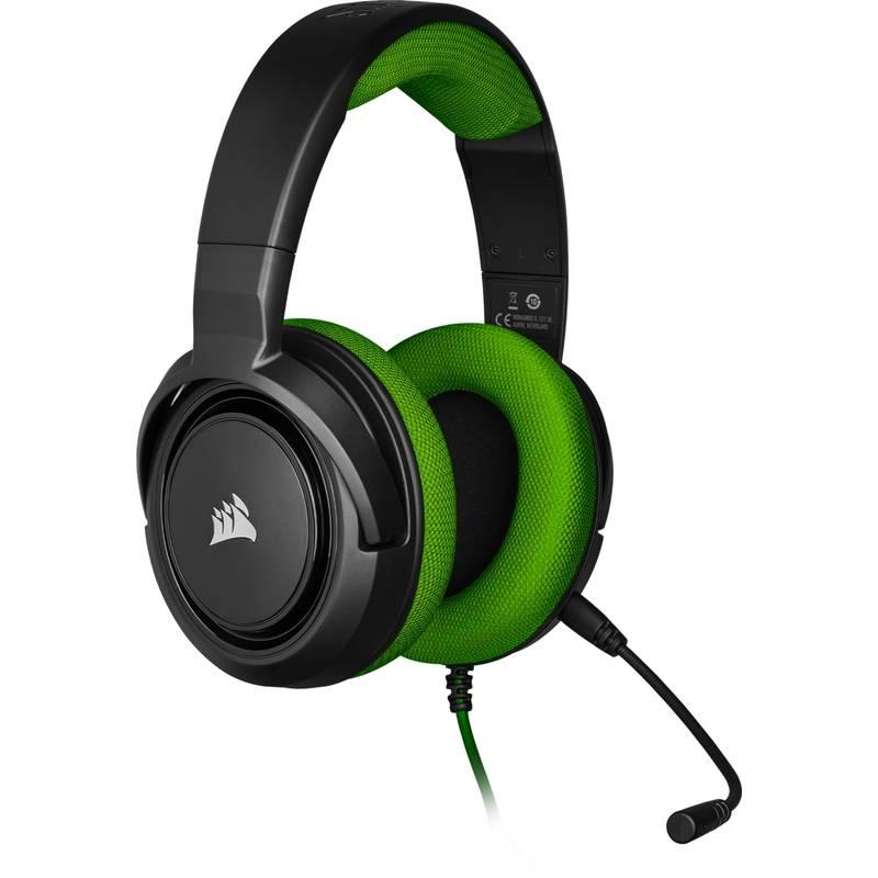Headset Corsair HS35 černý zelený