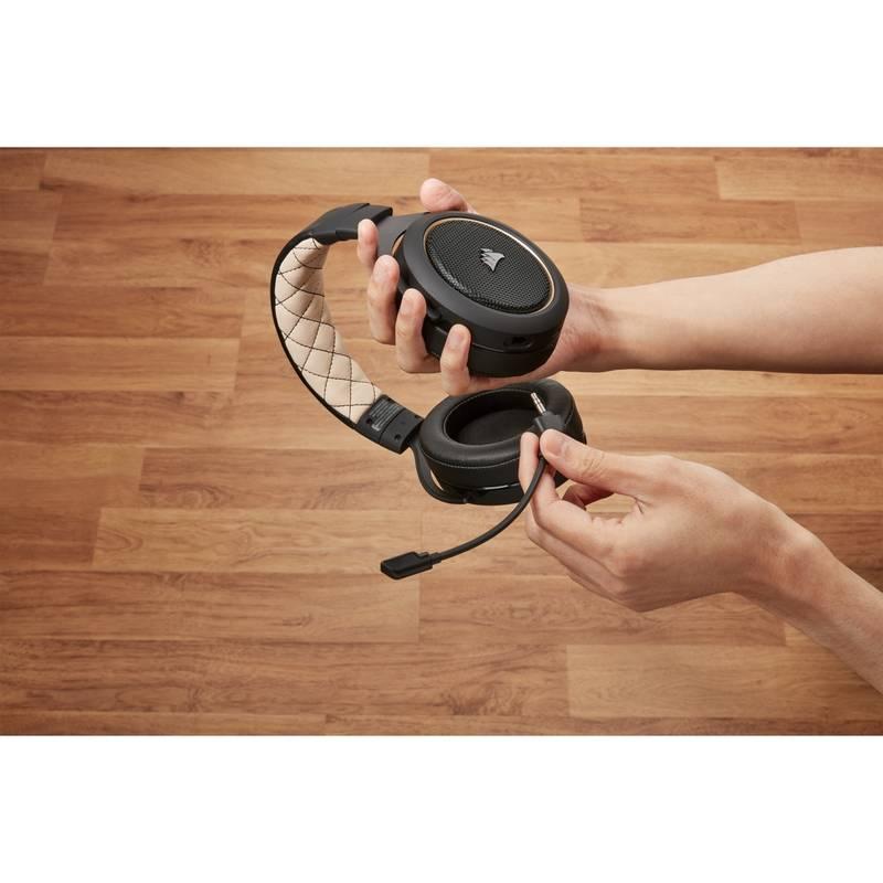 Headset Corsair HS70 Pro Wireles černý béžový