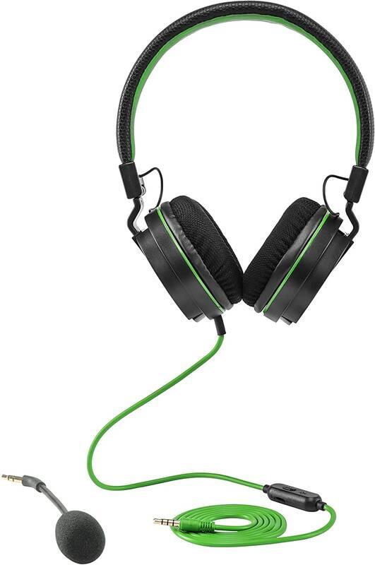 Headset SnakeByte HEAD:SET X černý zelený, Headset, SnakeByte, HEAD:SET, X, černý, zelený