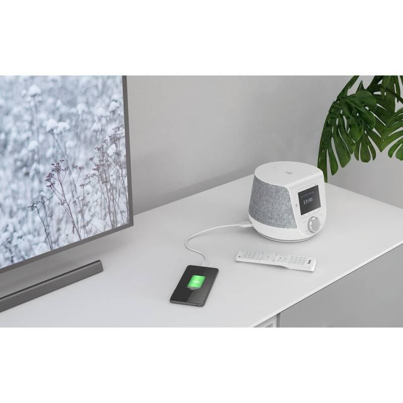 Internetový radiopřijímač Hama DIR3200SBT bílý