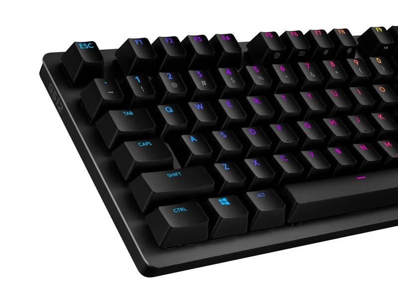 Klávesnice Logitech G512, RGB, GX Brown , US černá