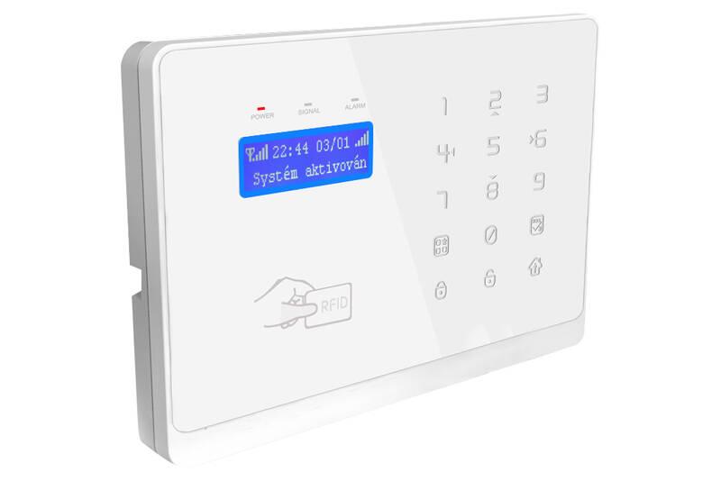 Kompletní sada Evolveo Salvarix bezdrátový WiFi&GSM alarm s čtečkou RFID, Kompletní, sada, Evolveo, Salvarix, bezdrátový, WiFi&GSM, alarm, s, čtečkou, RFID