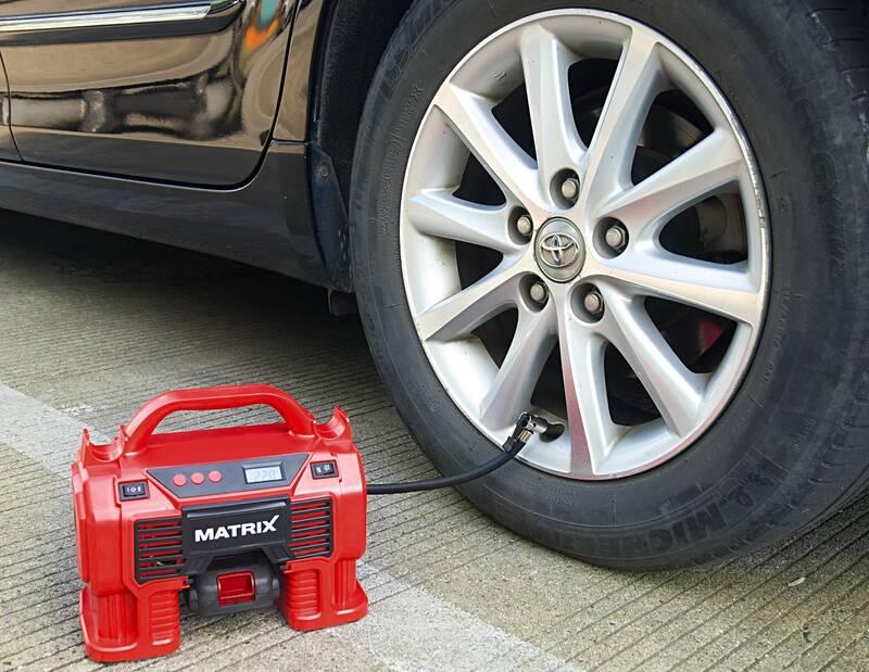 Kompresor Matrix AC 20V Li X-ONE