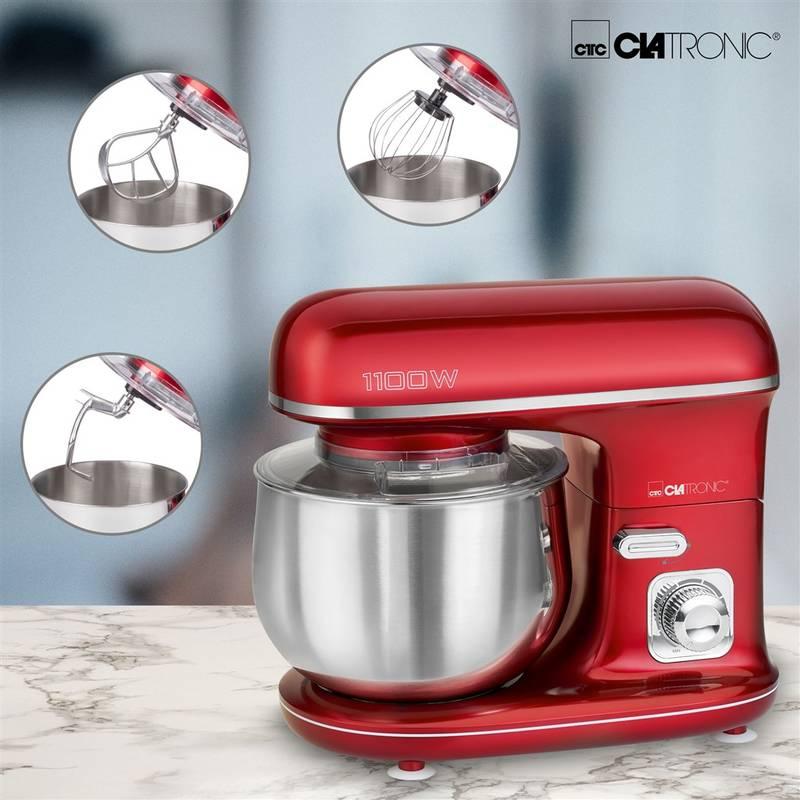 Kuchyňský robot Clatronic KM 3712 RD červený