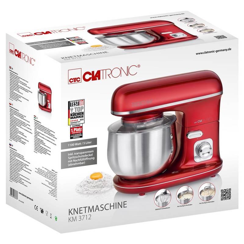Kuchyňský robot Clatronic KM 3712 RD červený